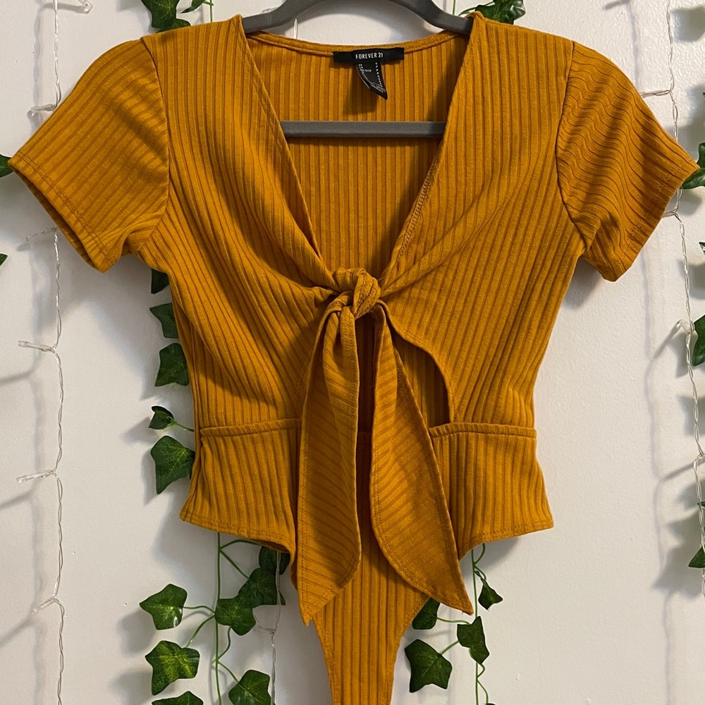 Mustard Yellow Bodysuit